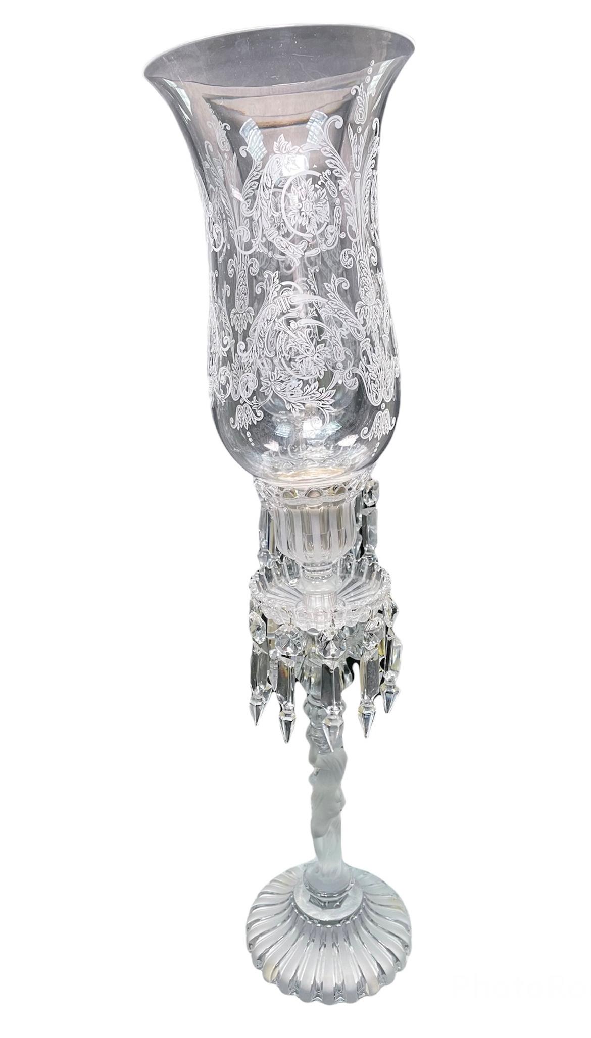 Pair of Baccarat “L’Enfant” Crystal Candelabras 3