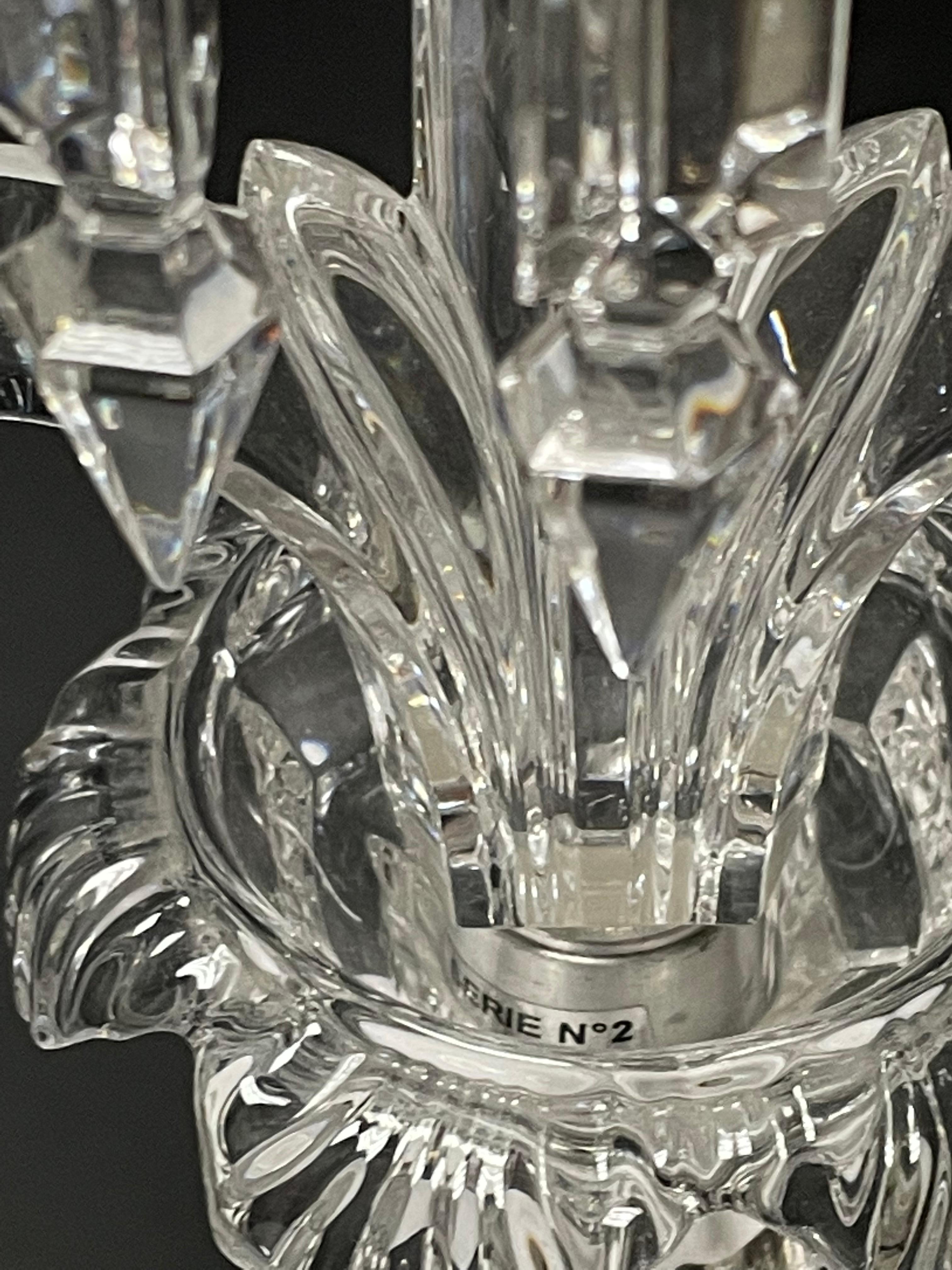 Pair of Baccarat “L’Enfant” Crystal Candelabras 7