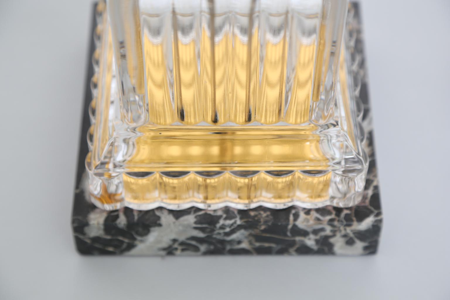 Pair of Baccarat Spiral Urn Table Lamps 2