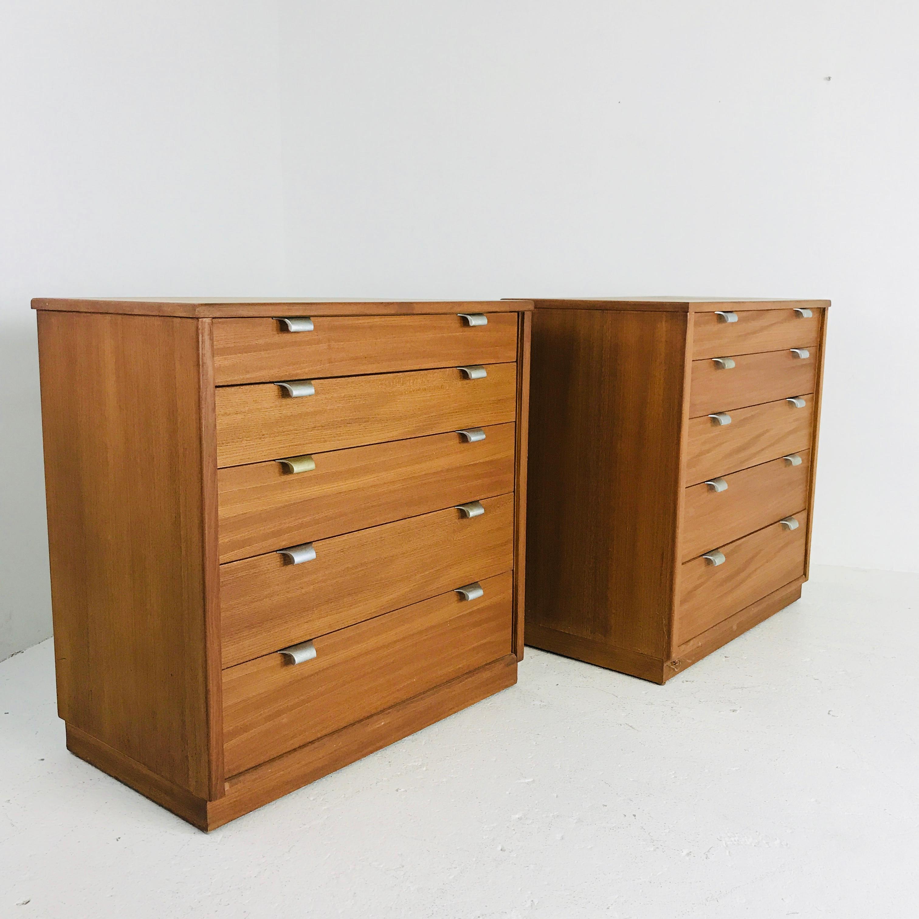 Mid-Century Modern Pair of Bachelor Chest by Drexel