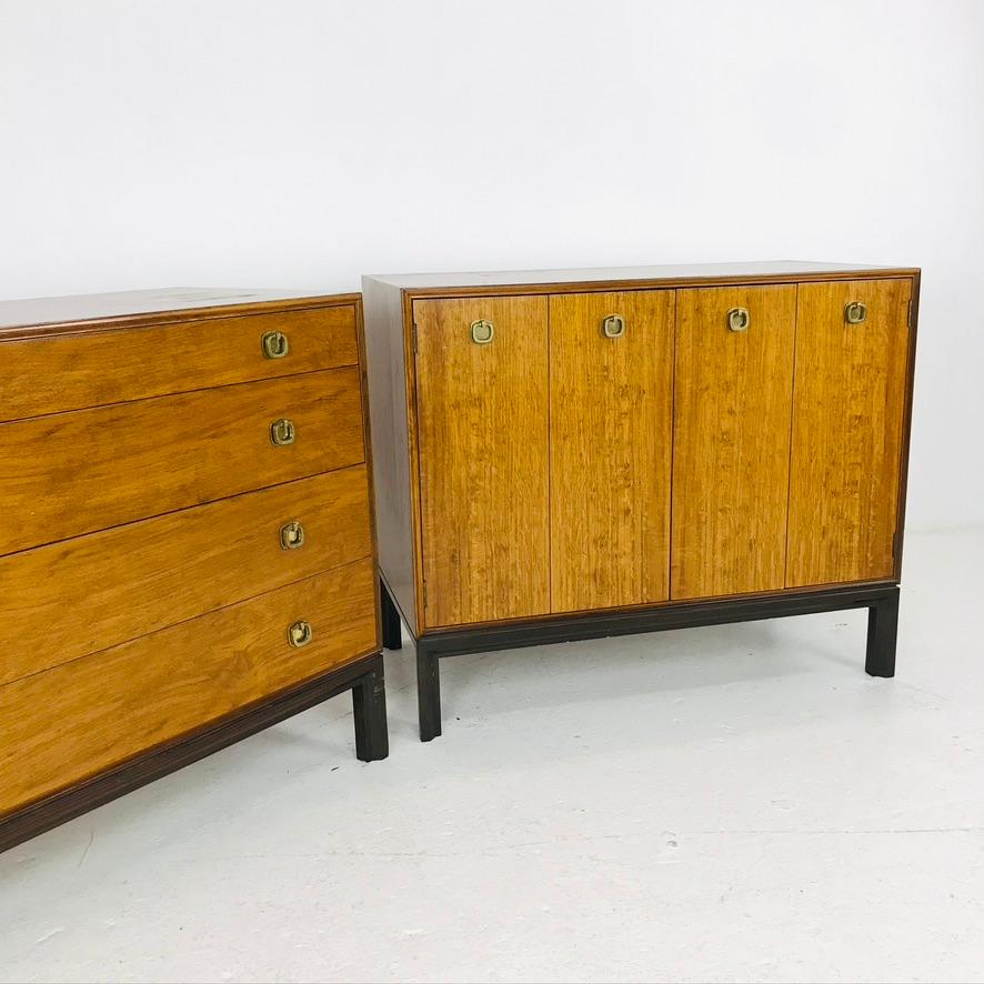 Mid-Century Modern Pair of Bachelor Chests by Edward Wormley for Dunbar