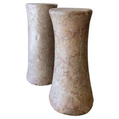 Pair of Bactrian marble Colomns