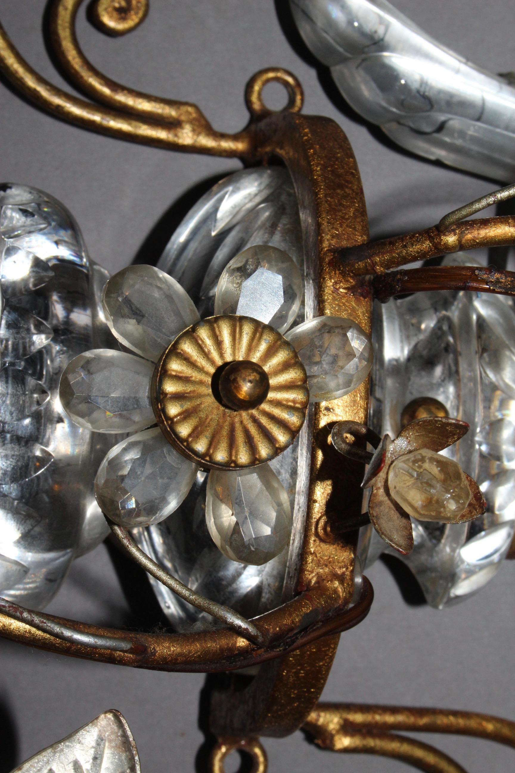 Pair of Parrot Wall Sconces In Good Condition In grand Lancy, CH