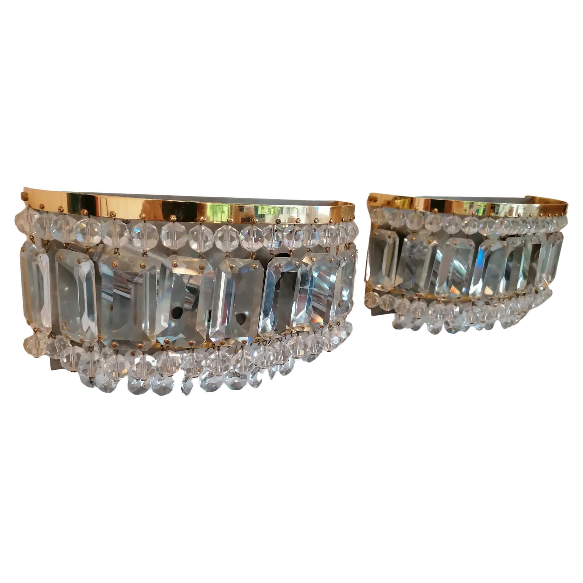 Pair of Bakalowits Wall Lamps, Sconces  For Sale