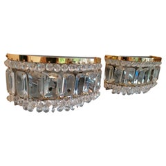 Retro Pair of Bakalowits Wall Lamps, Sconces 