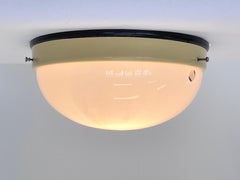 Pair of bakelite Bauhaus ceiling light or Flush Mounts, 1940s