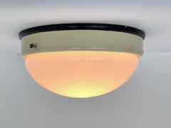 Pair of bakelite Bauhaus ceiling light or Flush Mounts, 1940s