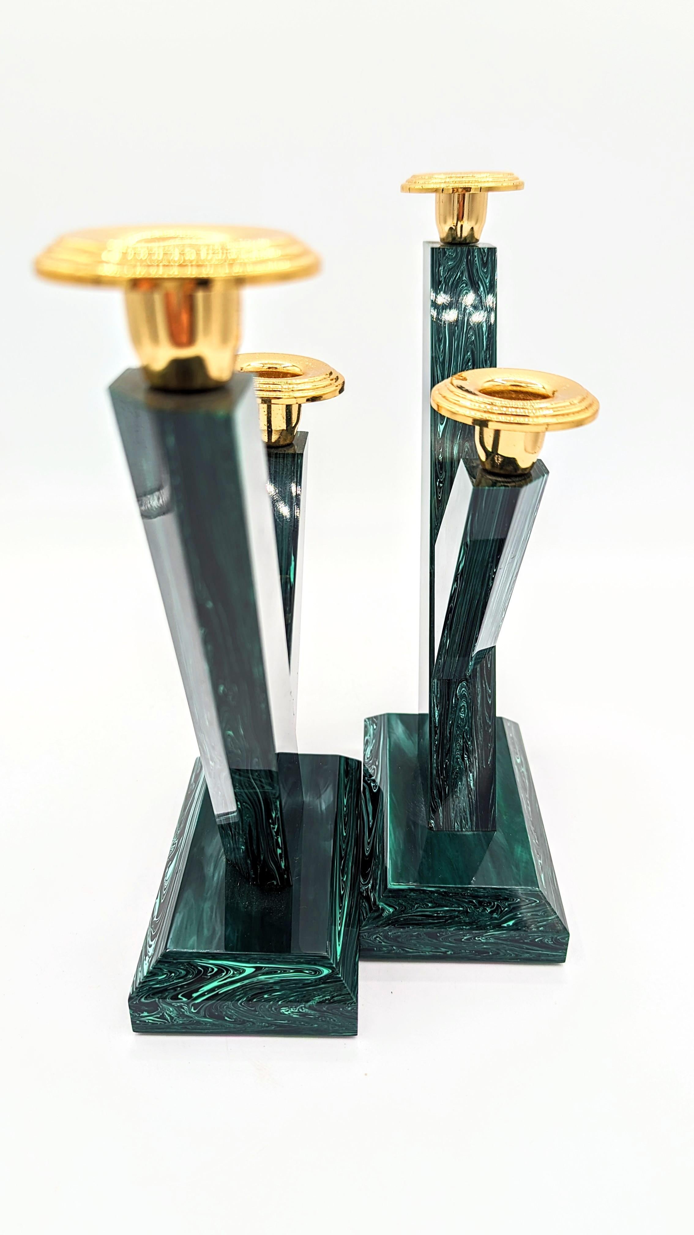 Pair of Bakelite Candlestick, France 1960s For Sale 8