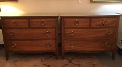 Pair of Baker Chests with Glass Tops
