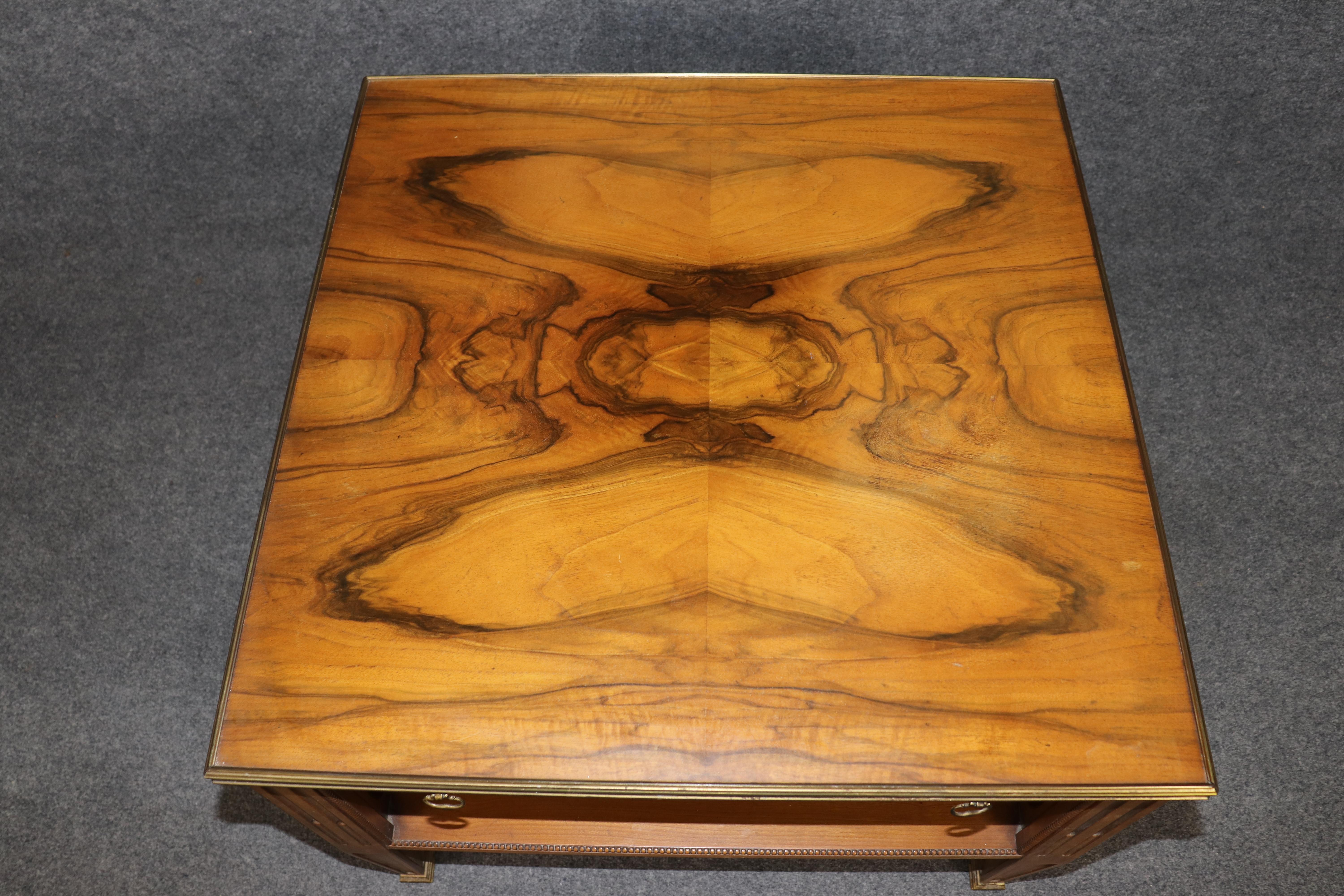 Pair of Baker Furniture Company Rosewood Directoire End Tables For Sale 5