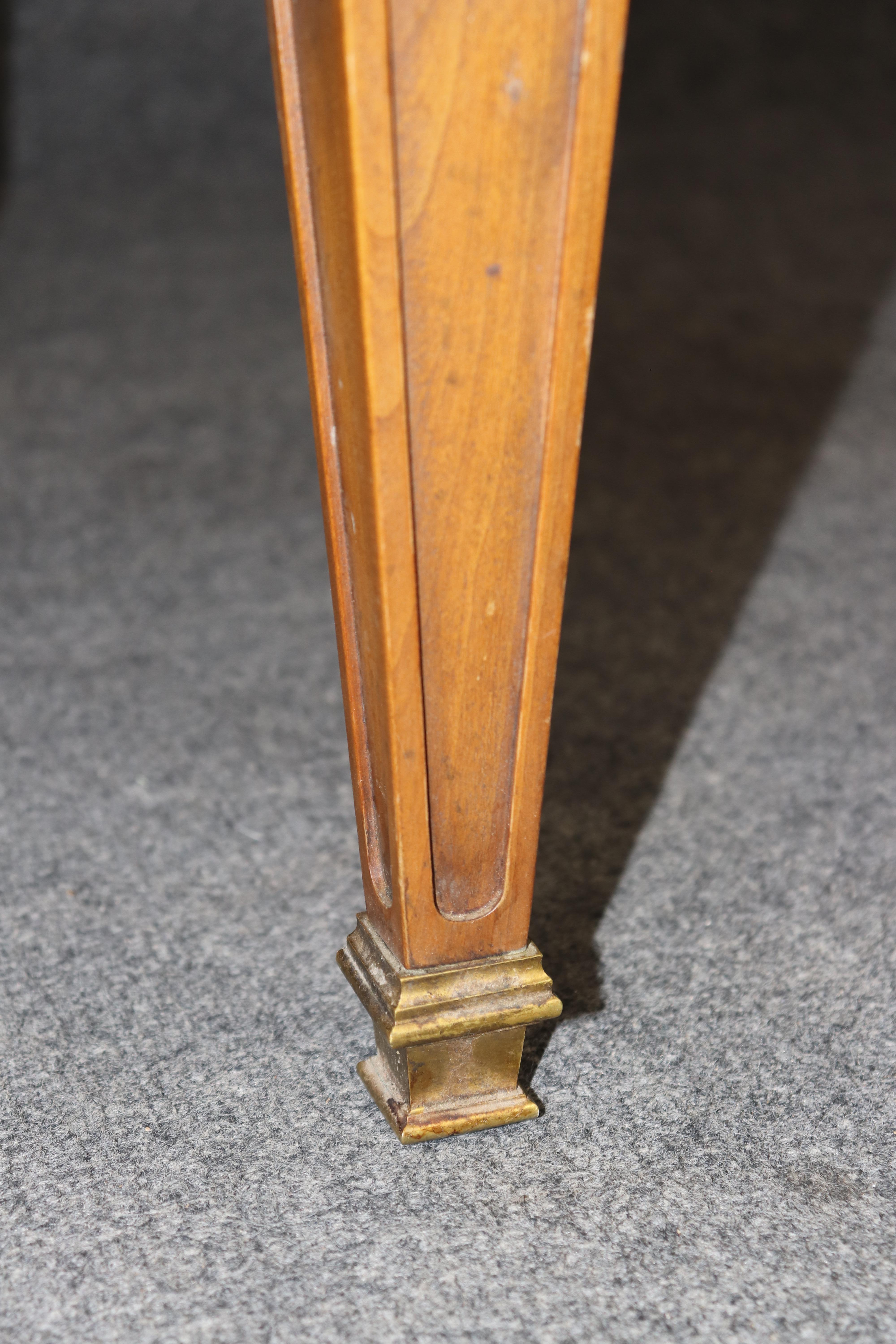 Pair of Baker Furniture Company Rosewood Directoire End Tables For Sale 1