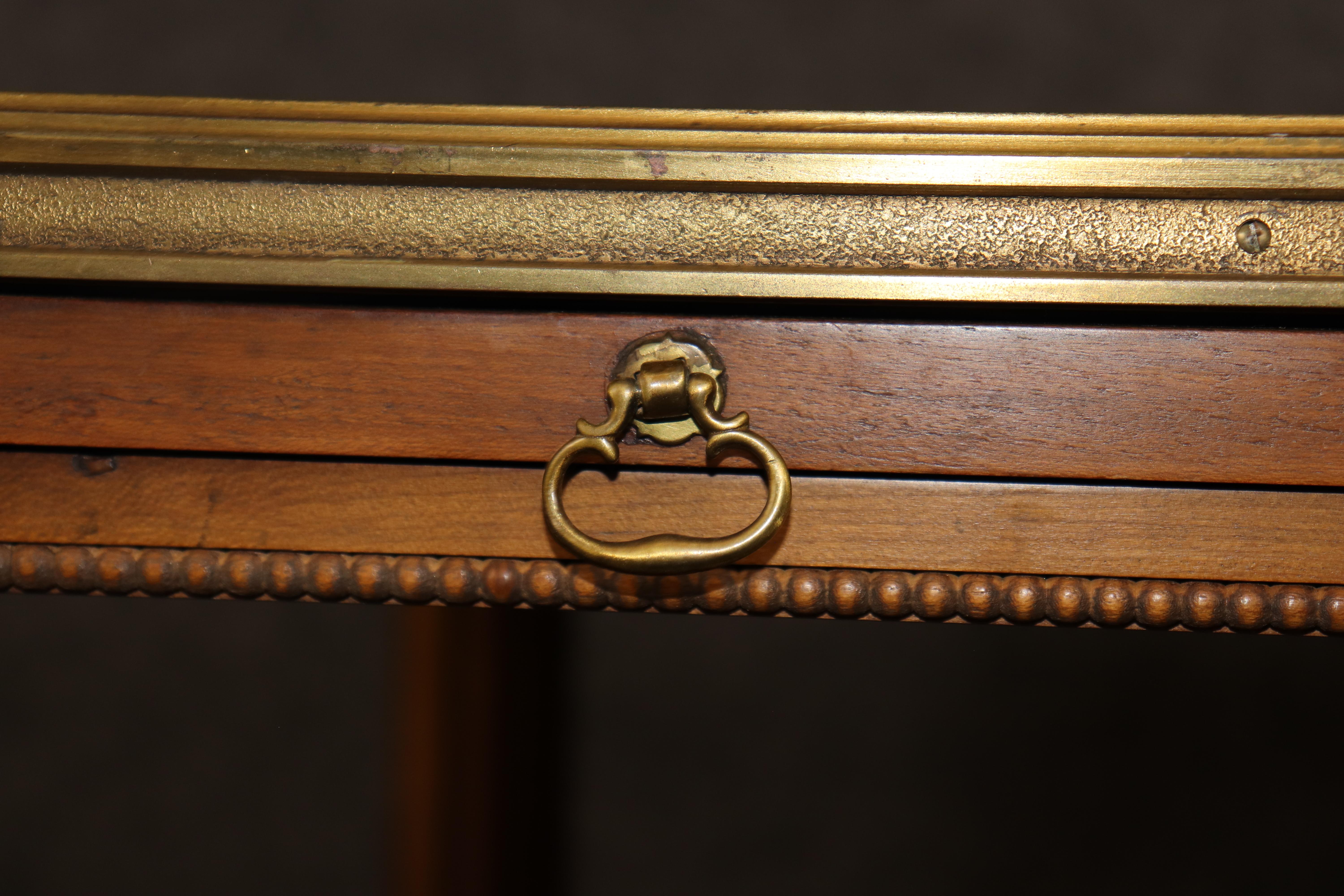 Pair of Baker Furniture Company Rosewood Directoire End Tables For Sale 2