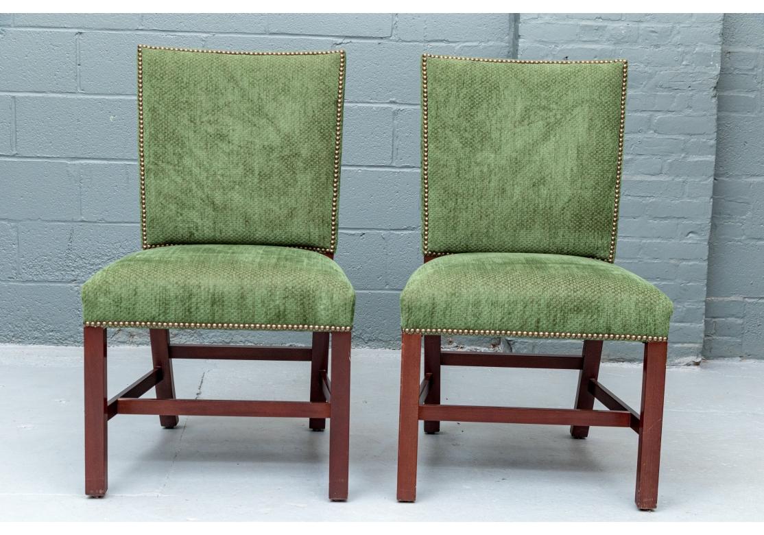 Paire de chaises d'appoint rembourrées de Baker Furniture en vente 8
