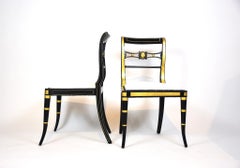 Pair of Baker Neoclassical Style Chairs