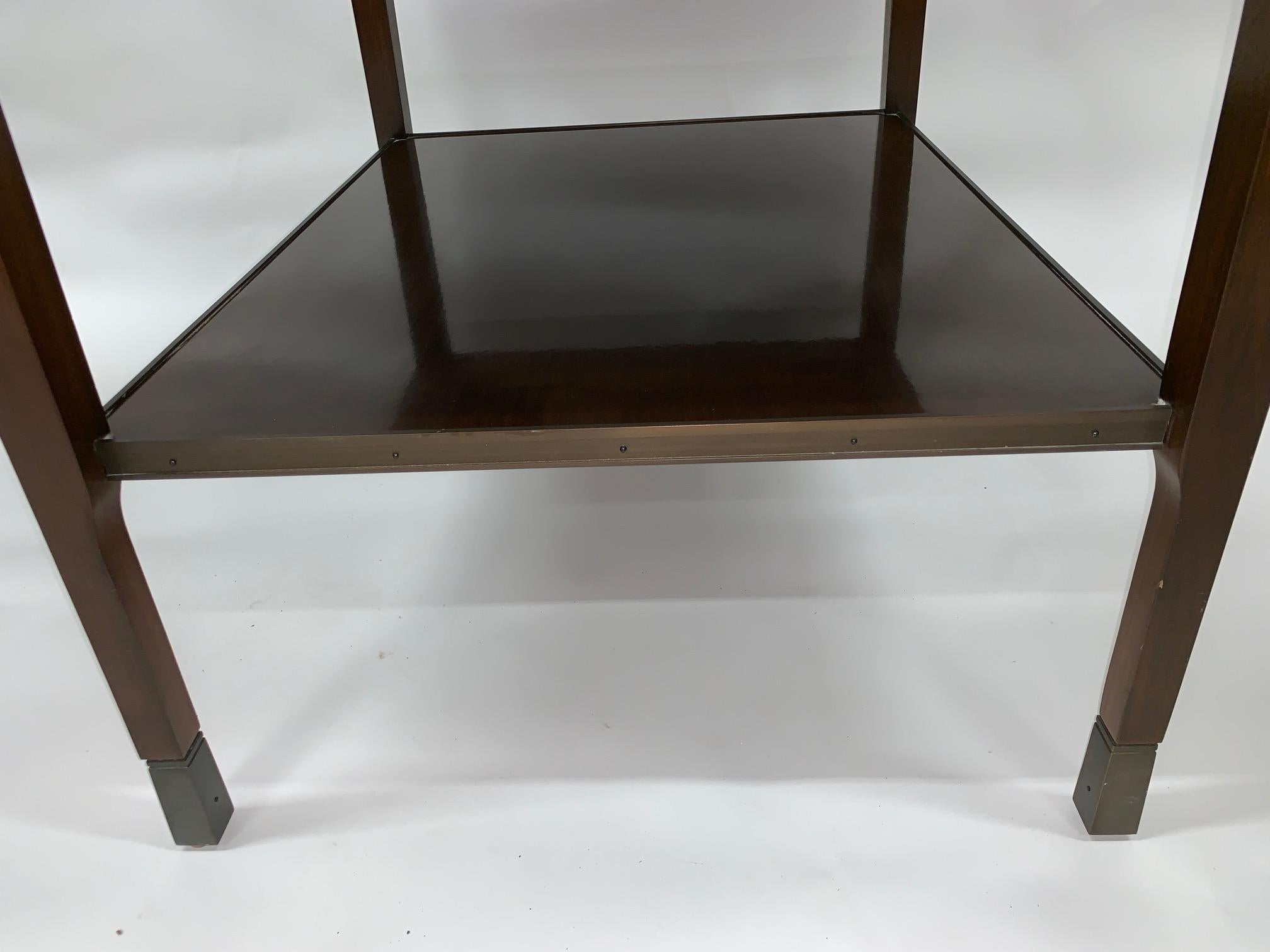 Mid-Century Modern Pair of Baker Side Tables For Sale