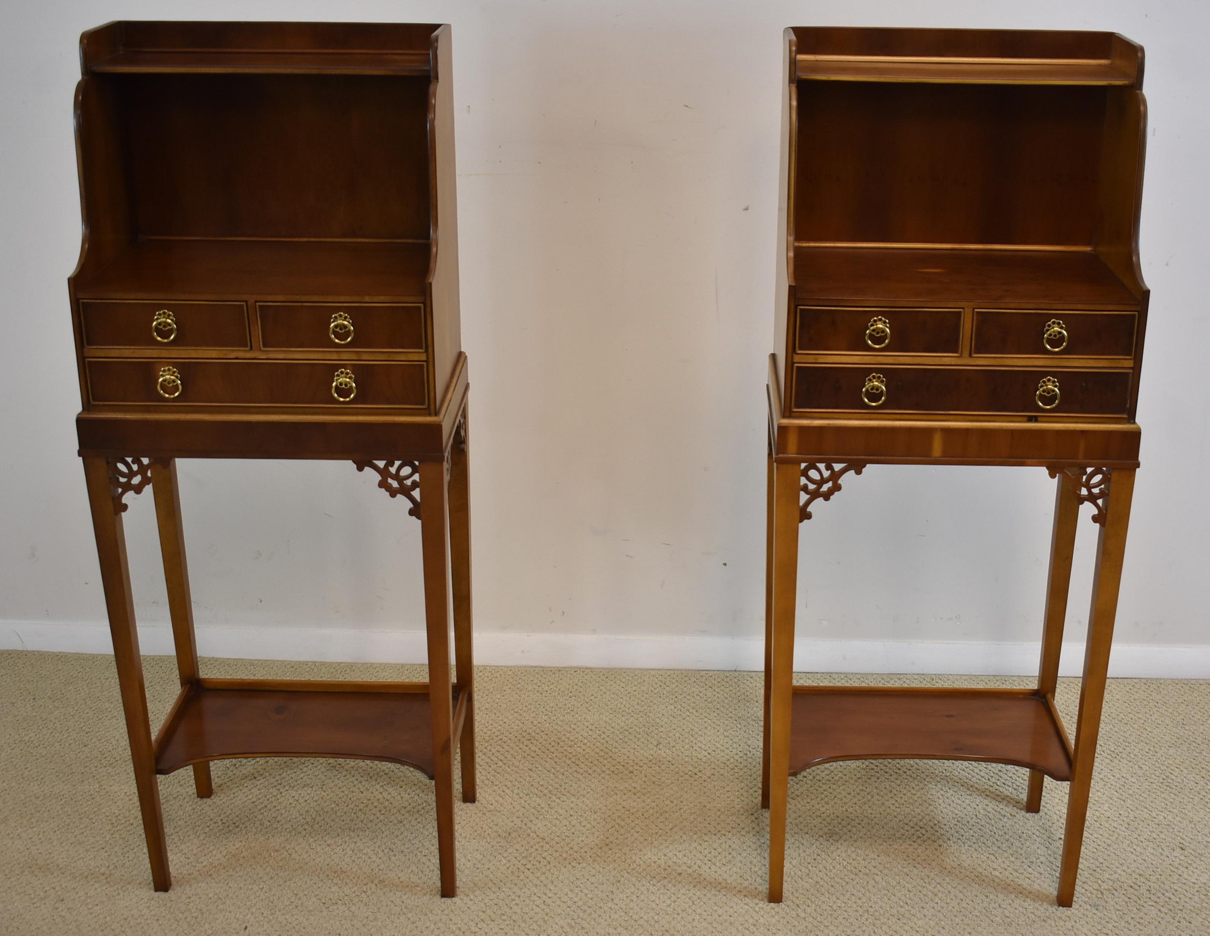 Pair of Baker Stands In Good Condition For Sale In Toledo, OH