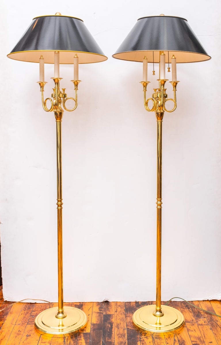 Brass Lamp Baldwin Floor Lamp BILLY BALDWIN STANDARD LAMP ANTIQUED BRASS –  Sibyl Colefax, image size:768x1197