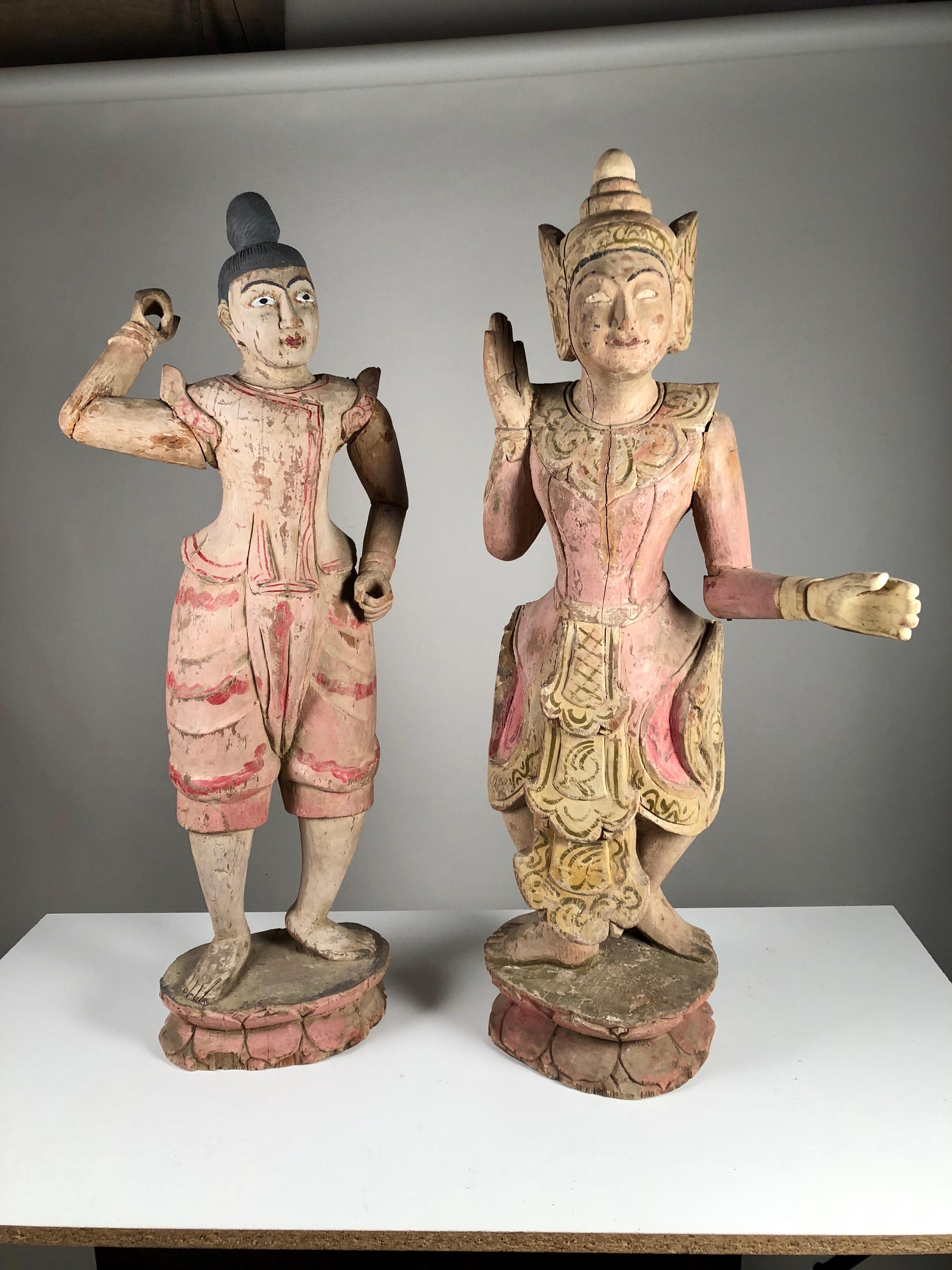 Pair of Balinese Figural Sculptures 4
