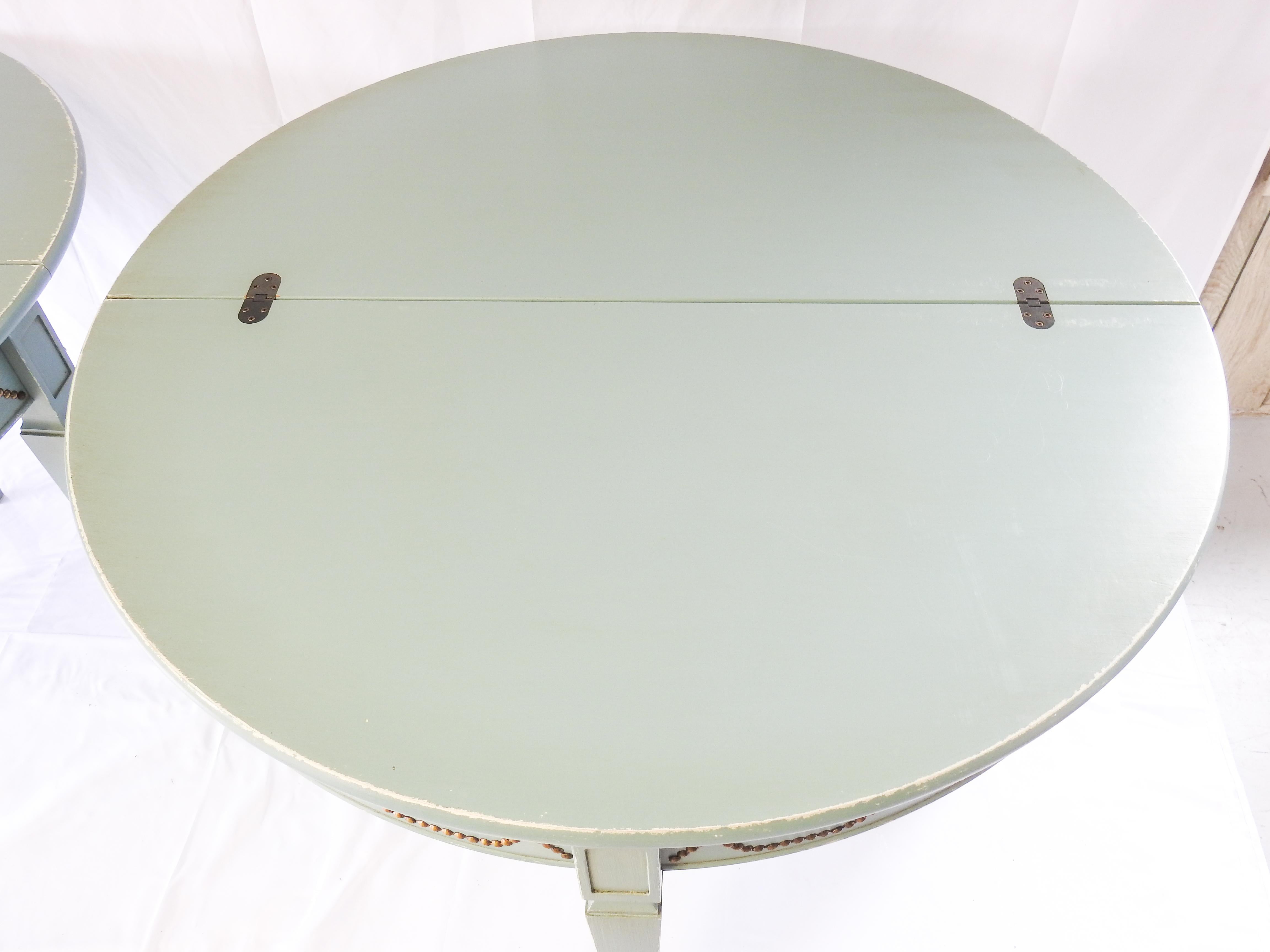 Pair of Ballard Designs Demilune Tables For Sale 1