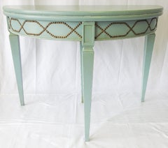 Pair of Ballard Designs Demilune Tables