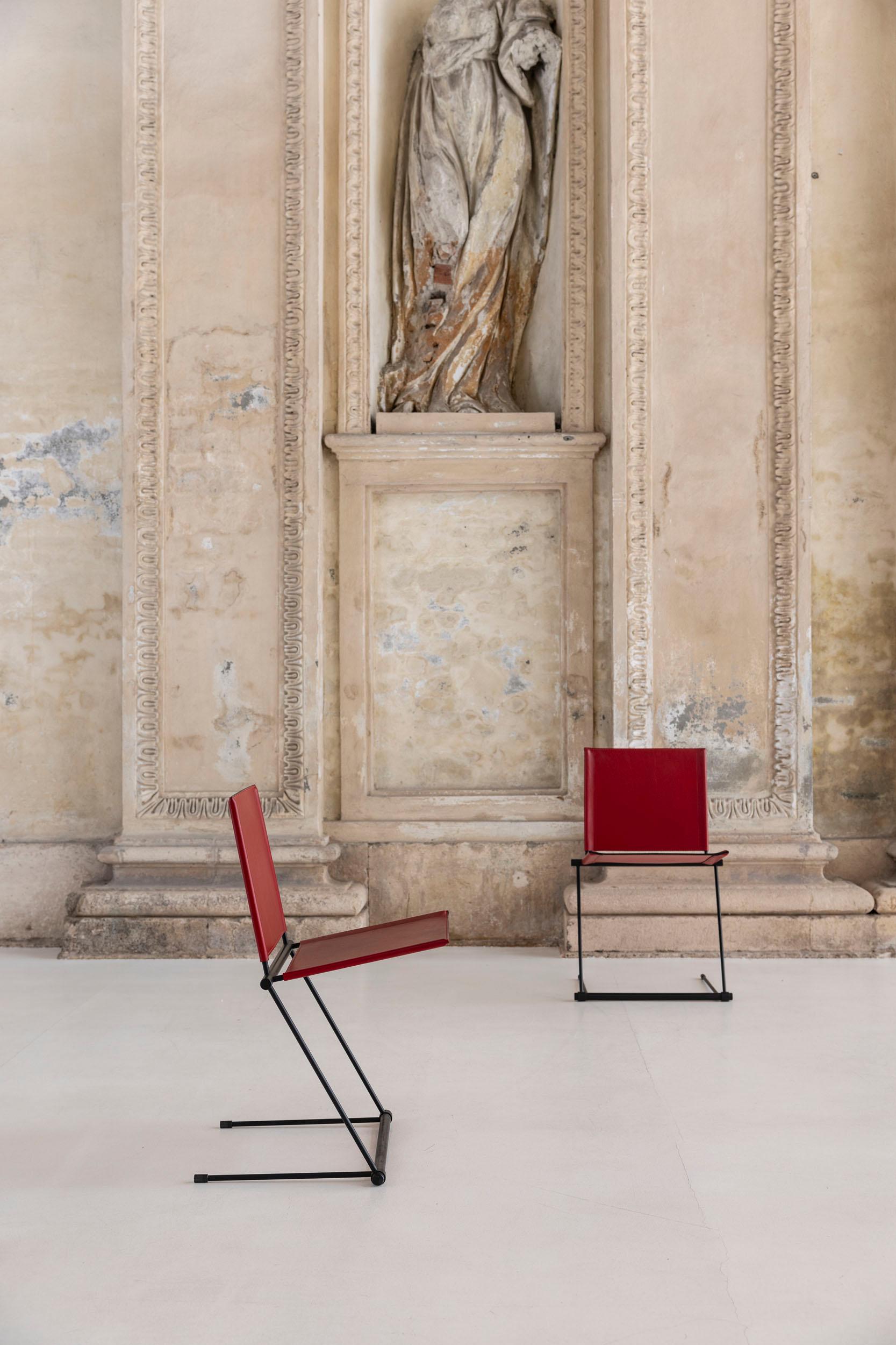 Modern Pair of Ballerina chairs by Herbert Ohl for Matteo Grassi, 1990