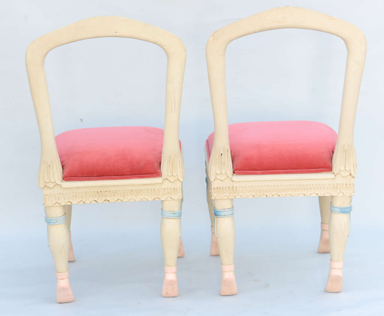 20th Century Pair of Ballerina Side Chairs