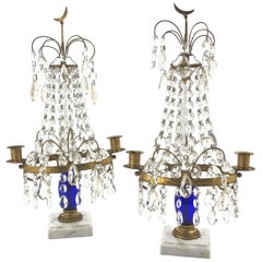 Paire de chandeliers baltes