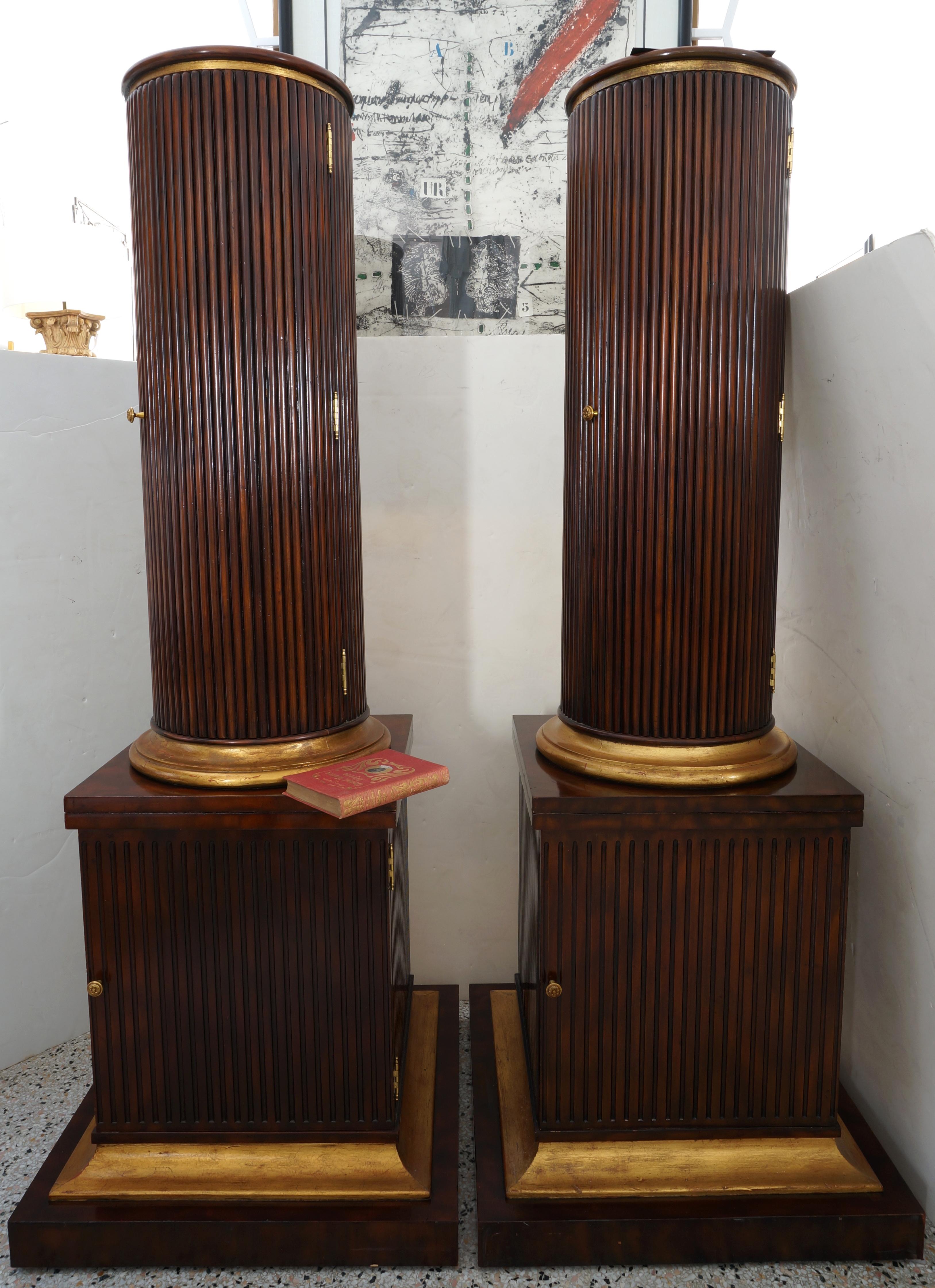 Pair of Baltic Regency Revial Style Cabinets 9