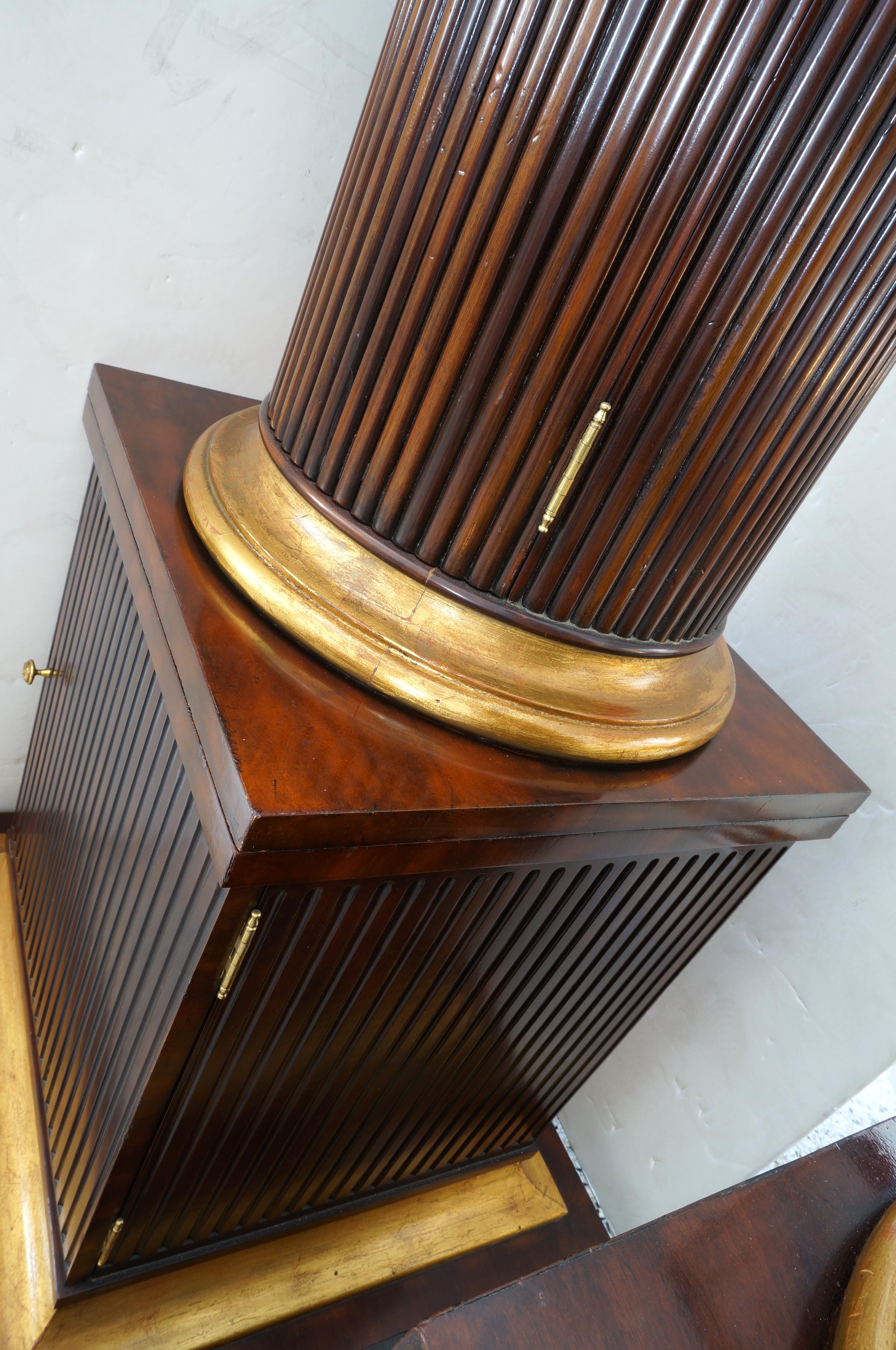 20th Century Pair of Baltic Regency Revial Style Cabinets