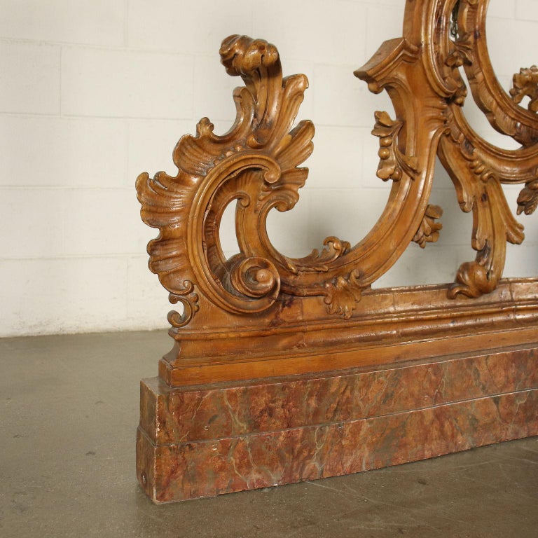 Pair of Balusters Barocchetto Swiss Pine Wrought Iron, Italy, 1750 For ...