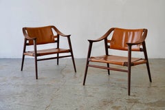 Pair of “Bambi”   Danish Modern  Rolf Rastad & Adolf Relling lounge  Chairs