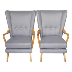 Pair of Bambino Armchairs by Howard Keith for H.K Furniture, Circa 1950