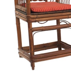 Pair of Bamboo ‘20th Century’ Armchairs