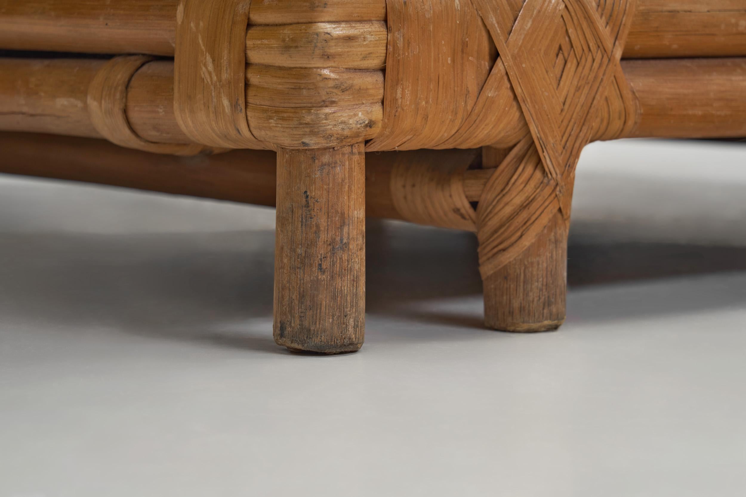 Pair of Bamboo Armchairs by Gasparucci Italo, Italy ca 1970s For Sale 10