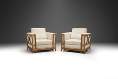 Pair of Bamboo Armchairs by Gasparucci Italo, Italy ca 1970s