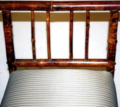 Pair of Bamboo Benches