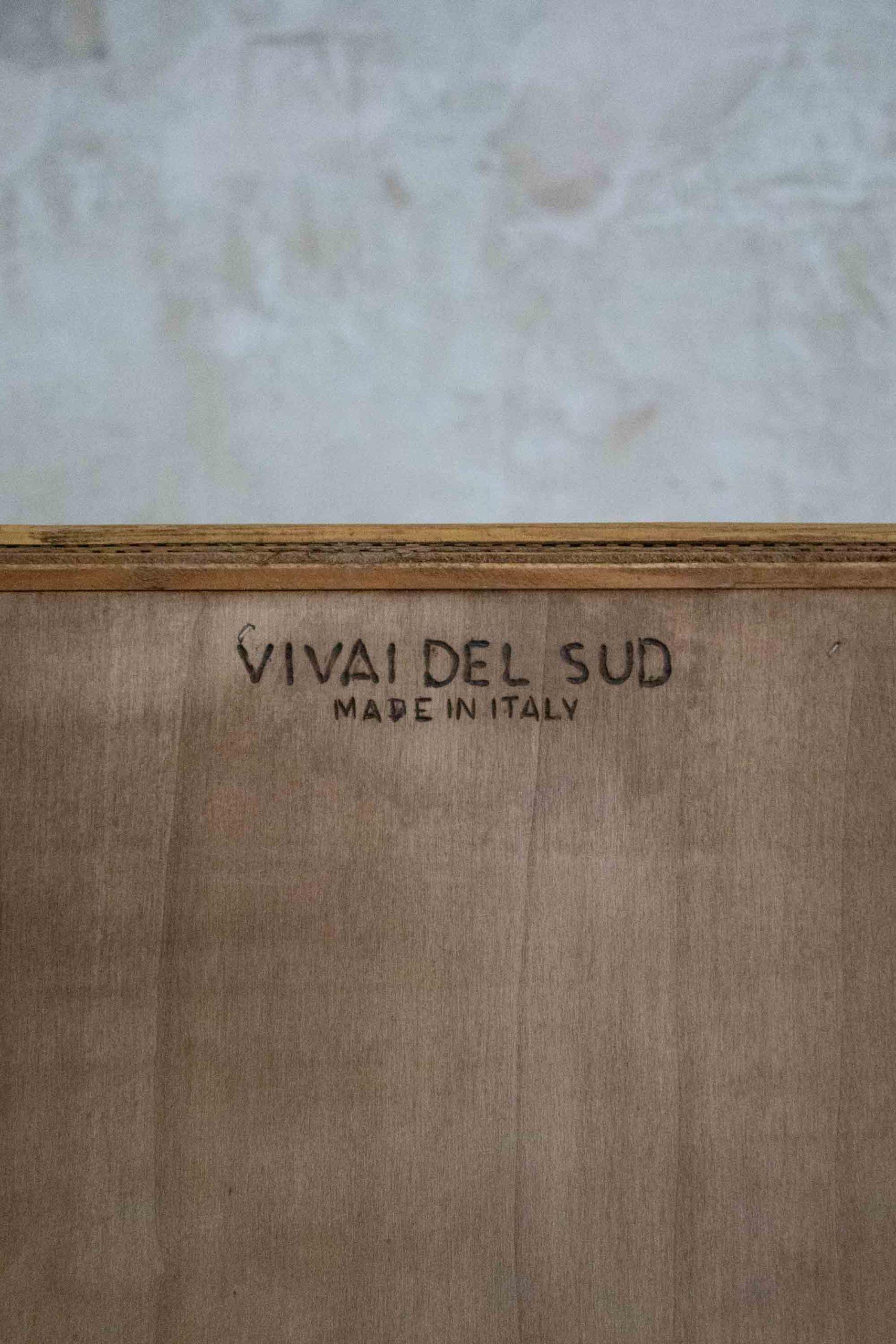Coppia di armadi in bambù di Vivai del Sud - anni '70 in vendita 4