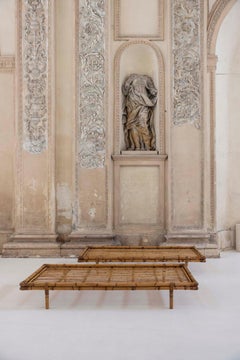 Pair of Bamboo Daybeds