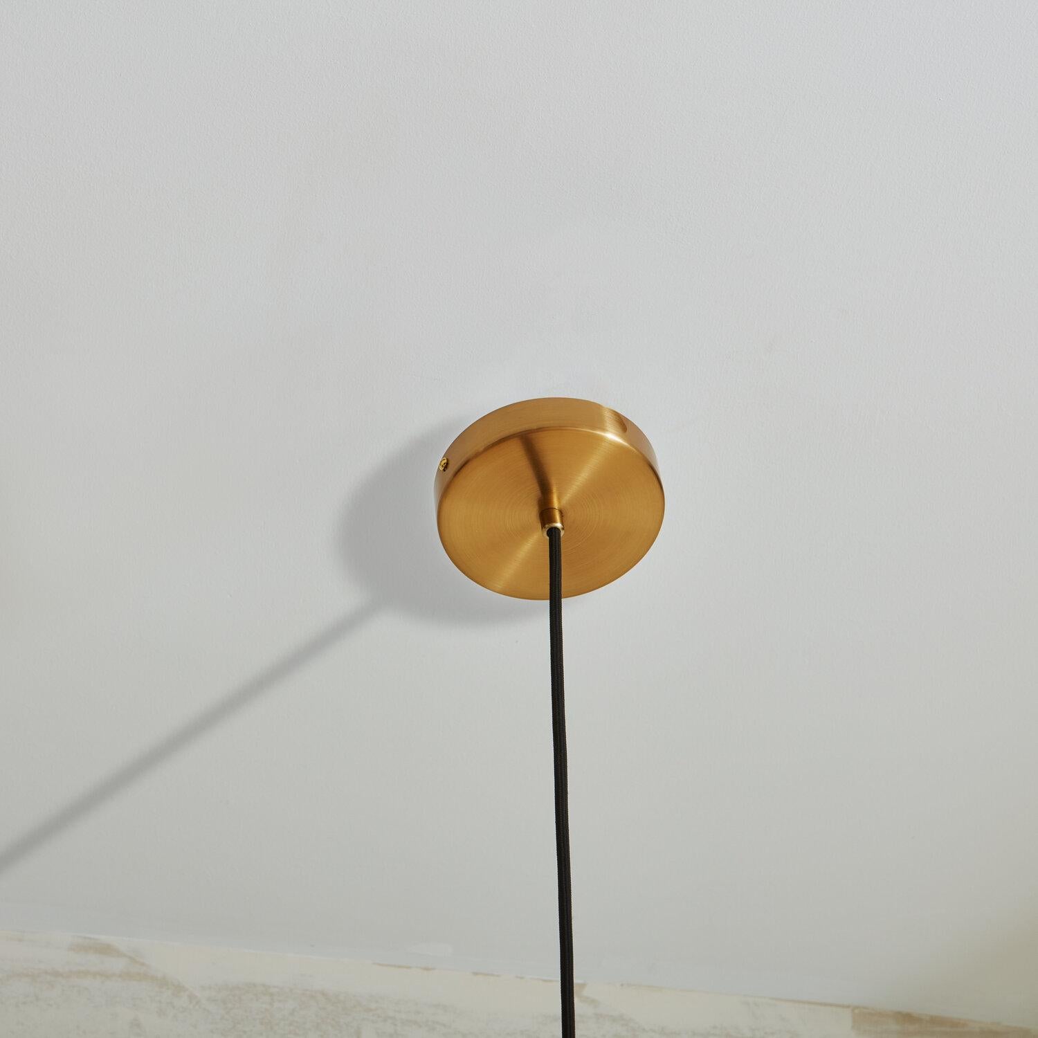 Pair of Bamboo Dome Pendant Lights 1