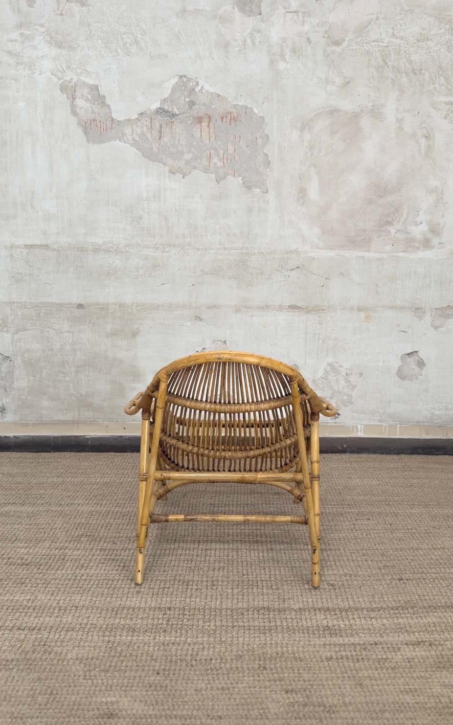 Pareja de sillones de bambú de Ikea - Segunda mitad del siglo XX Bambú en venta