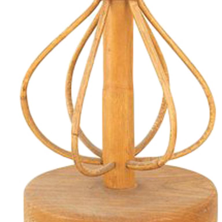 20ième siècle Paire de lampes de table en bambou du siècle dernier en vente