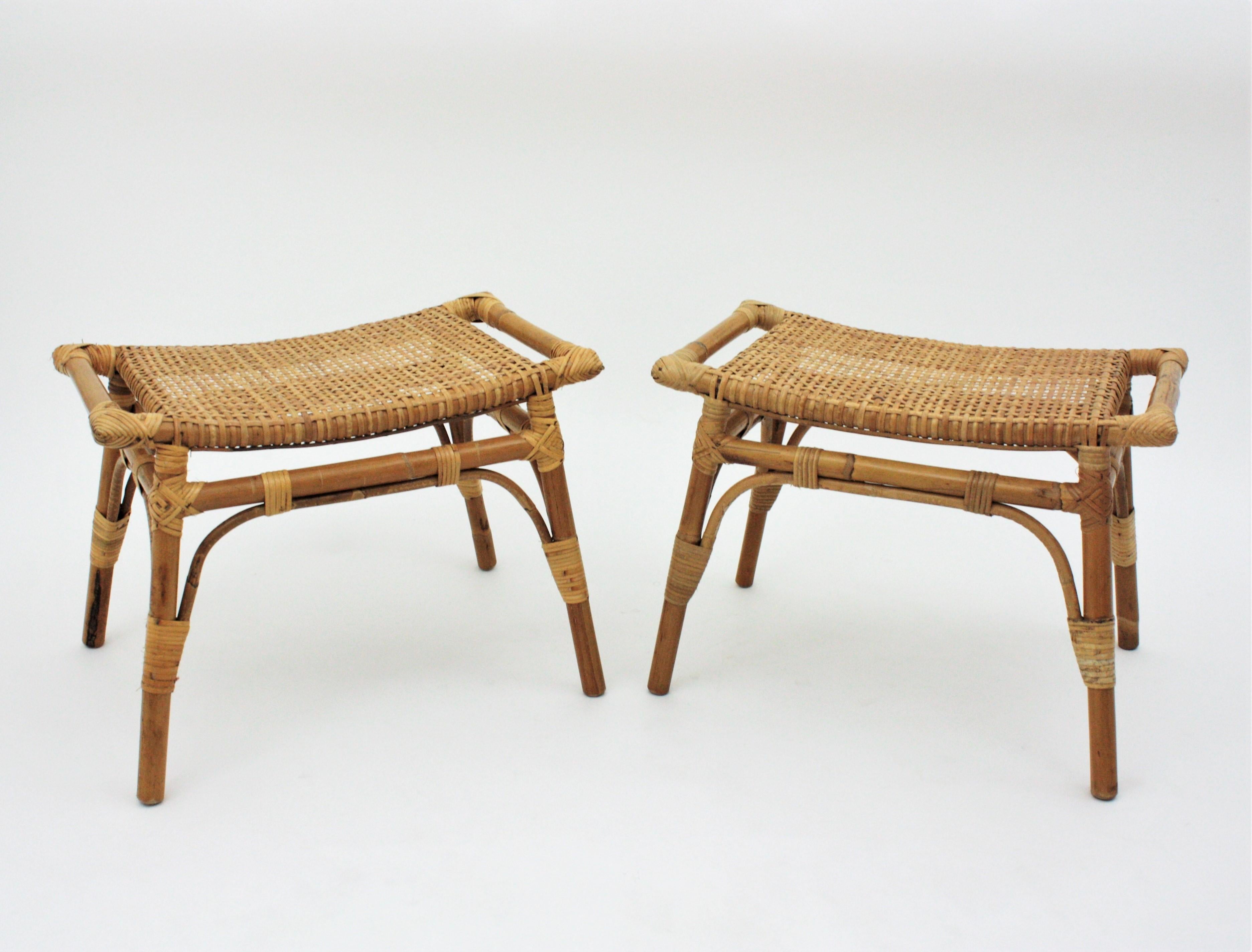wicker benches