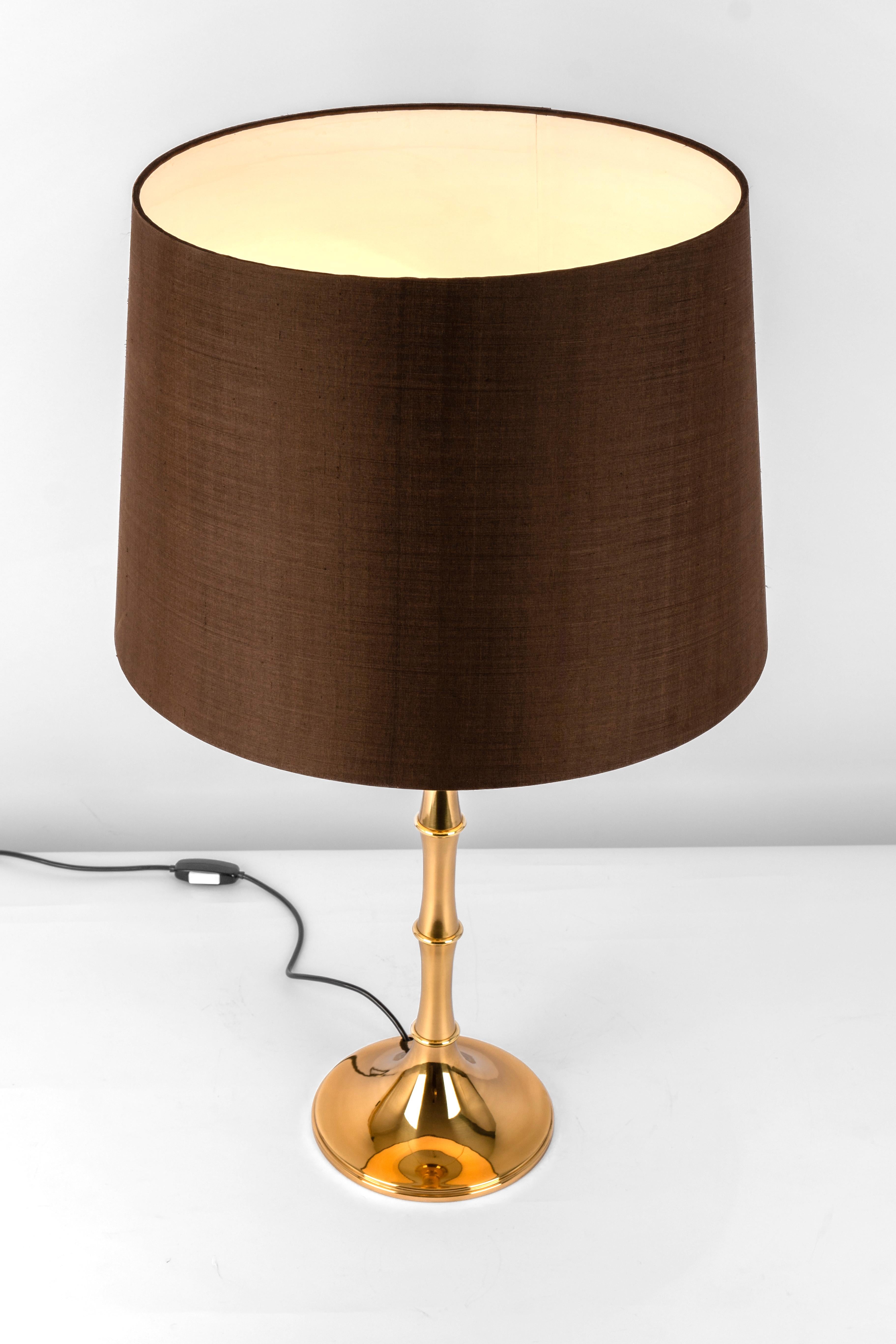 Pair of Bamboo Table Lamps by Ingo Maurer, Germany, 1970s For Sale 4