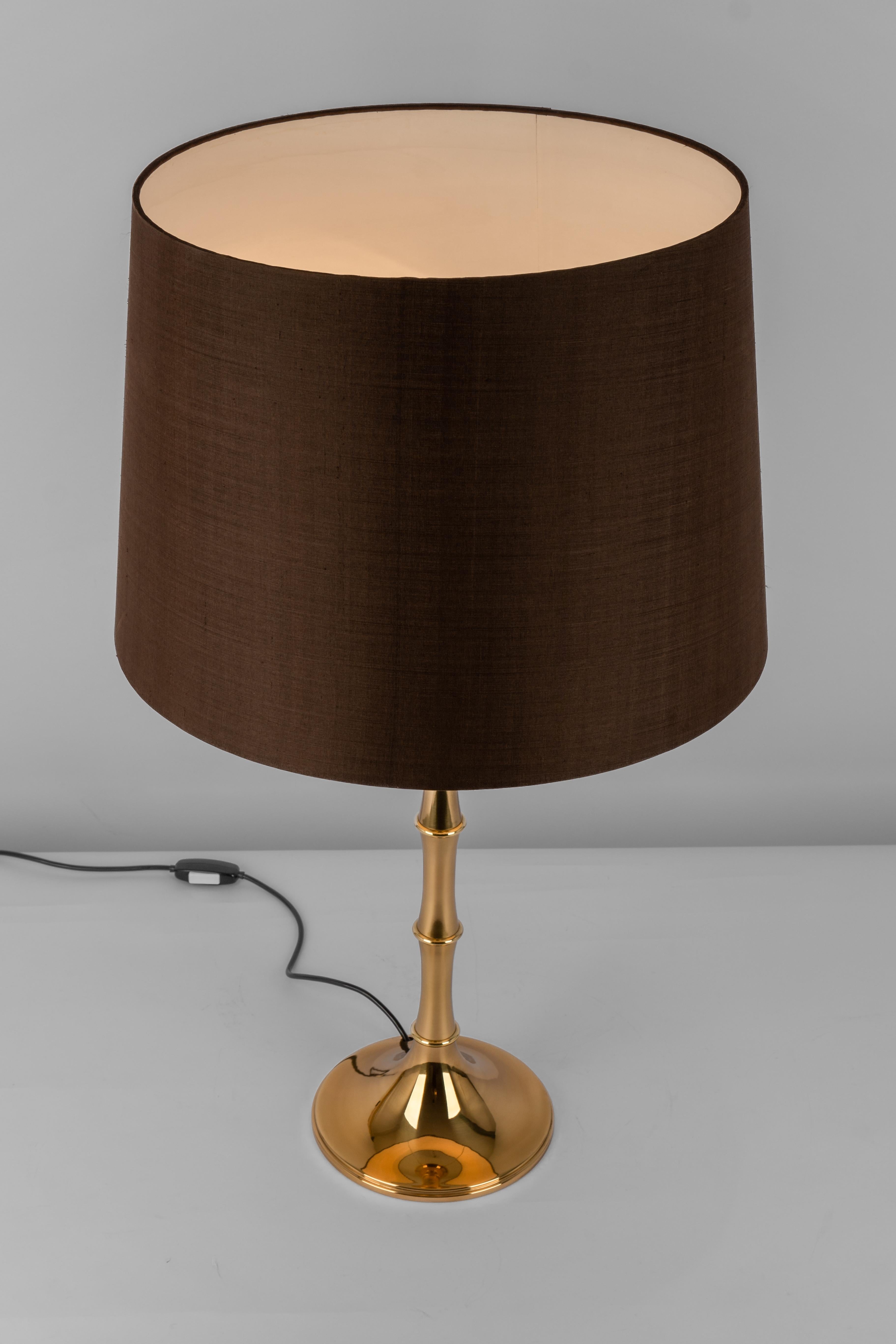 Pair of Bamboo Table Lamps by Ingo Maurer, Germany, 1970s For Sale 5