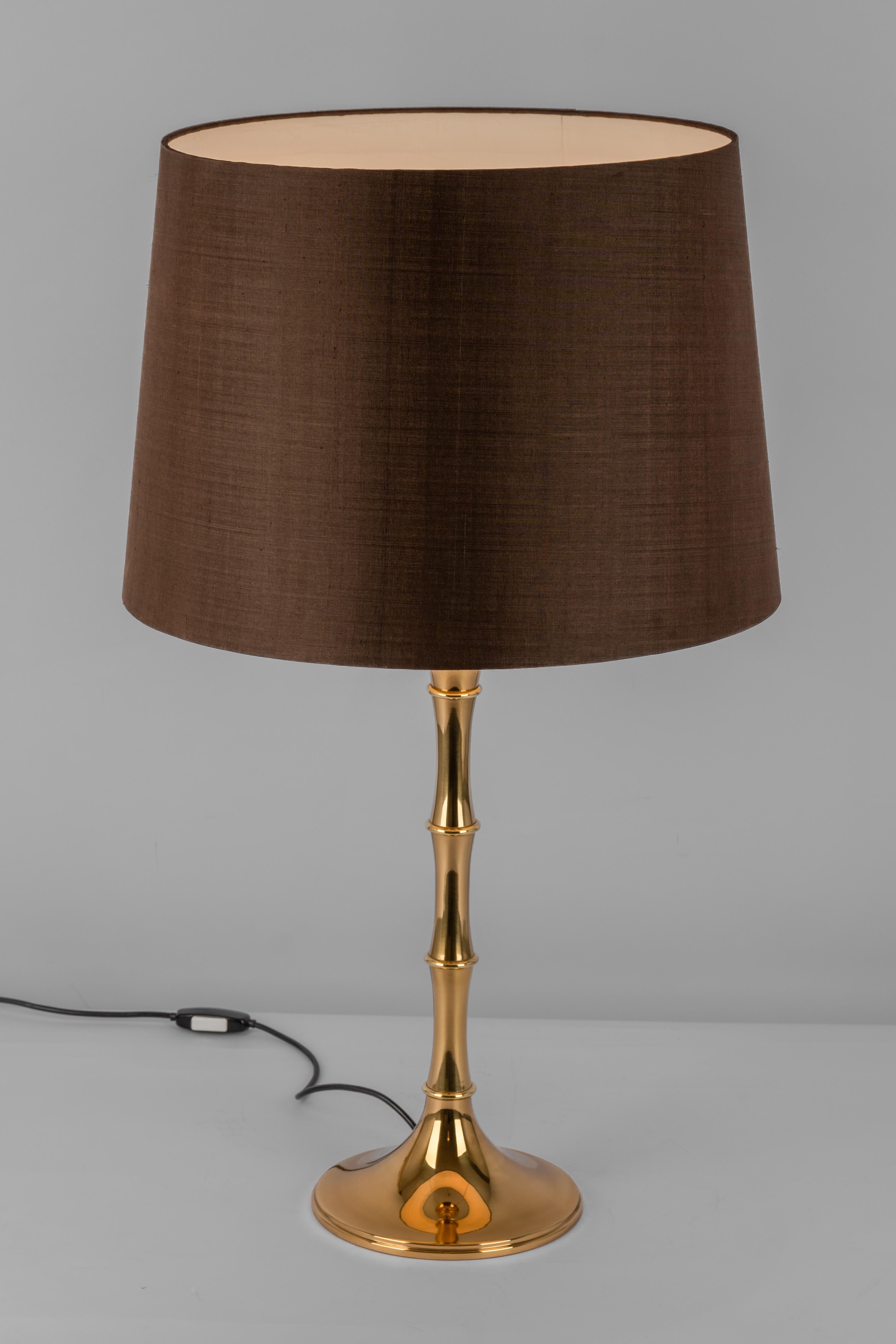 Pair of Bamboo Table Lamps by Ingo Maurer, Germany, 1970s For Sale 2