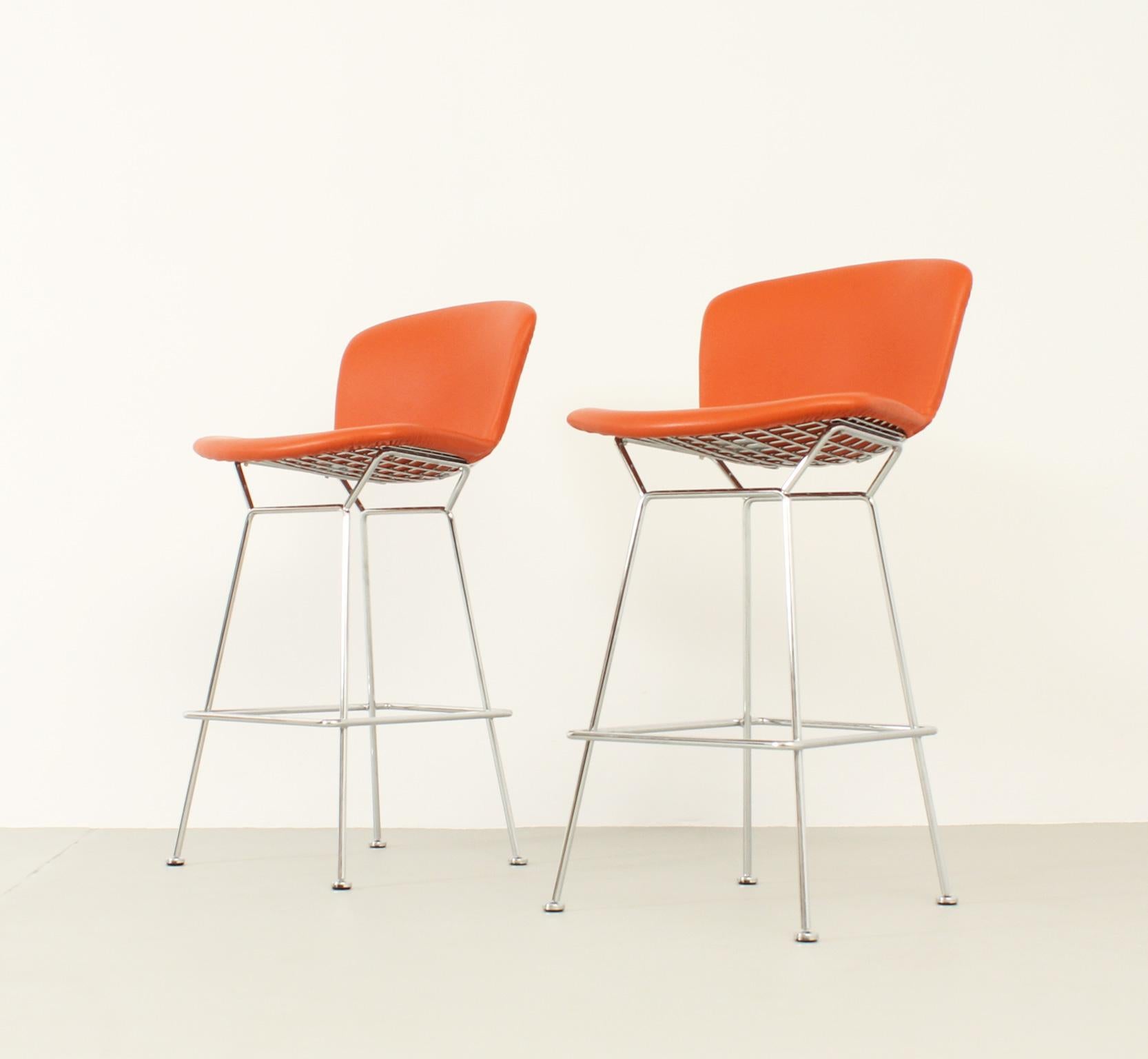Pair of Bar Stools by Harry Bertoia for Knoll 5