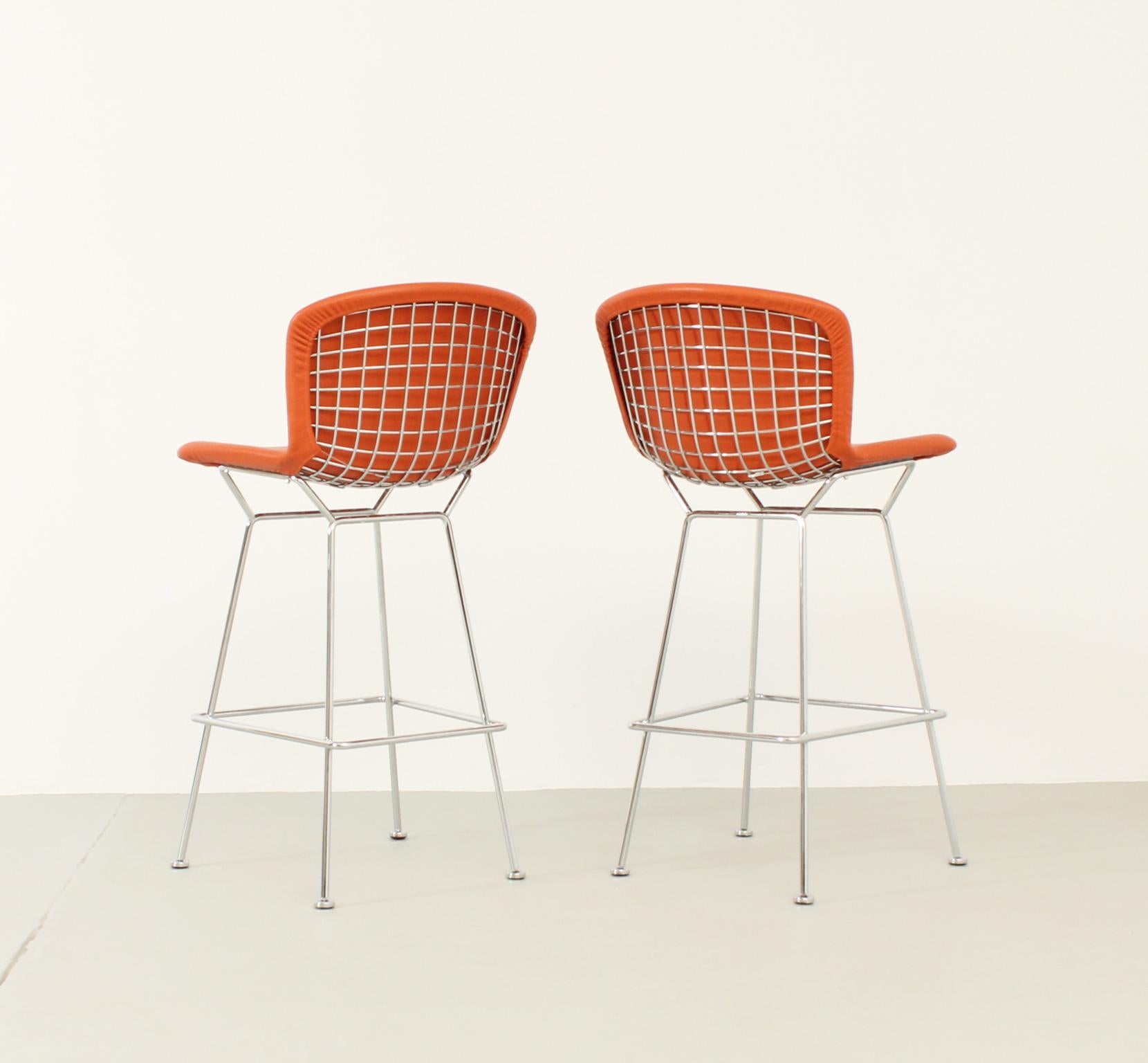 Pair of Bar Stools by Harry Bertoia for Knoll 6
