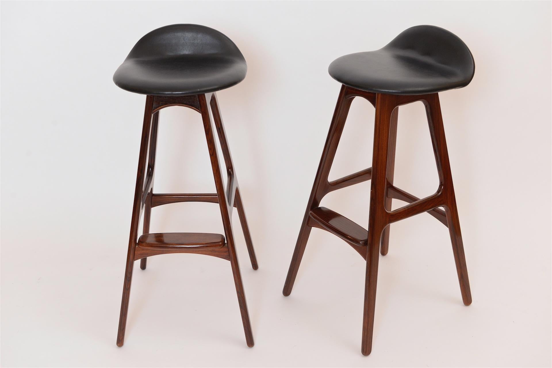 Pair of Bar Stools, circa 1950 In Good Condition In London, GB