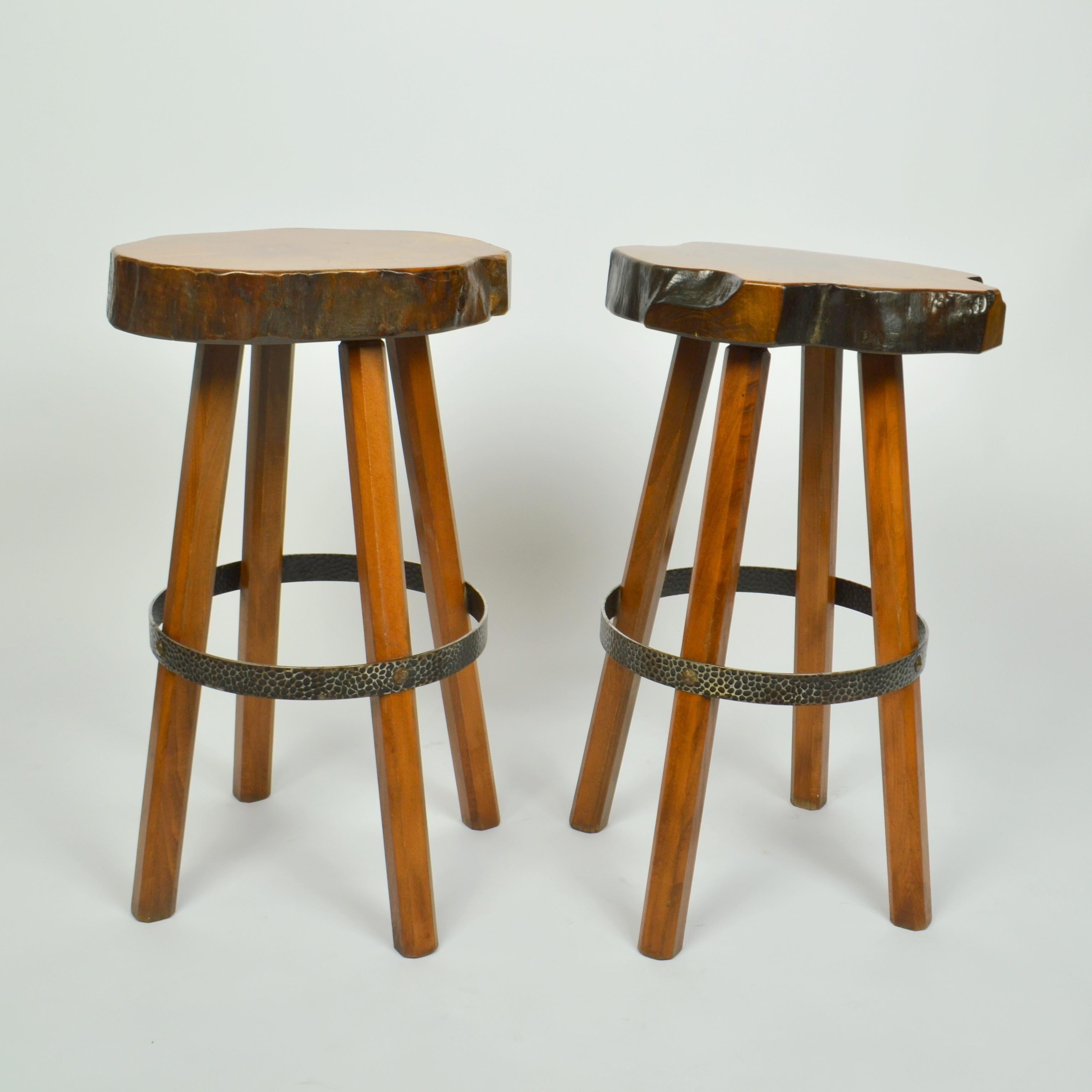 tree stump bar stools