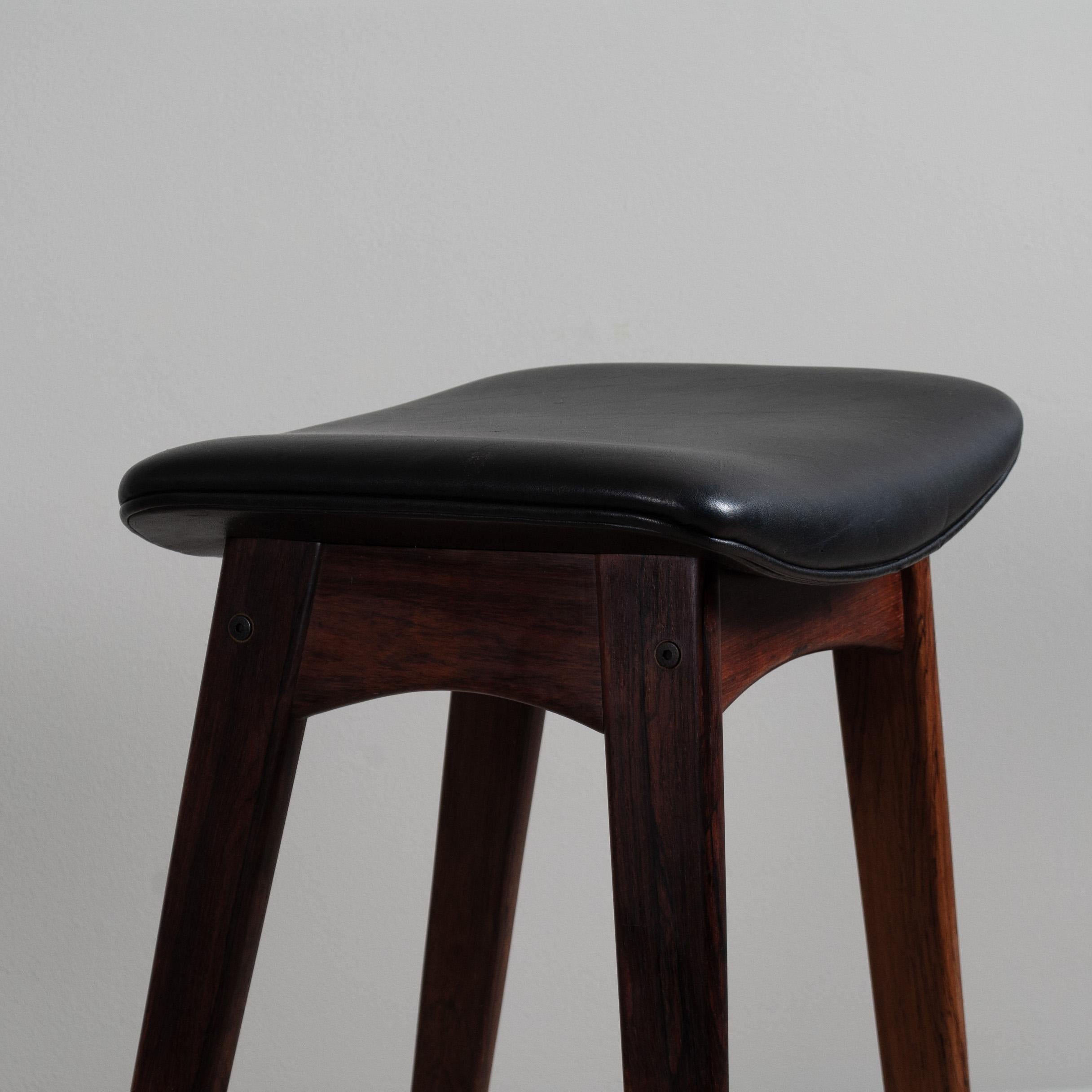 Scandinavian Modern Pair of Bar Stools, Johannes Andersen